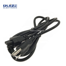 Usa Iec C14 Male Connector Wire Reel Plug Extension C13 3 Pin Pc Dc for Laptop 5-15P Power Cable